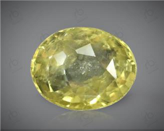 Natural Yellow Sapphire Certified  2.31CTS-21209